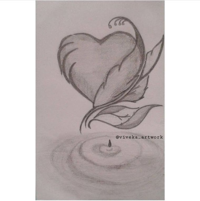 OldArtSeries_5 #Sketch #Draw #heart #love #loveFo - Art Craft and  Photography - SHEROES | SHEROES