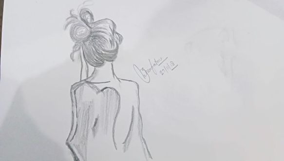 Sketche Of A Sad Girl Sad Easy Pencil Drawing O Art Craft And