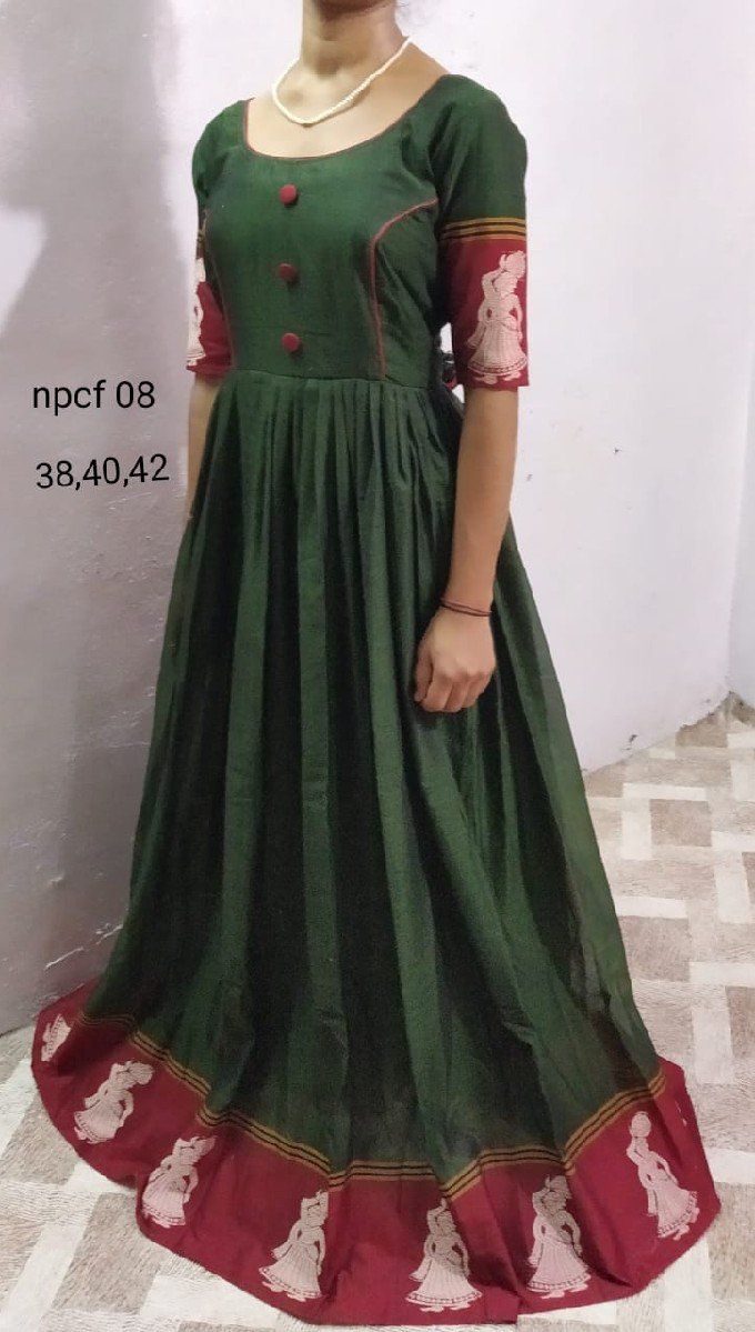 handloom long frocks