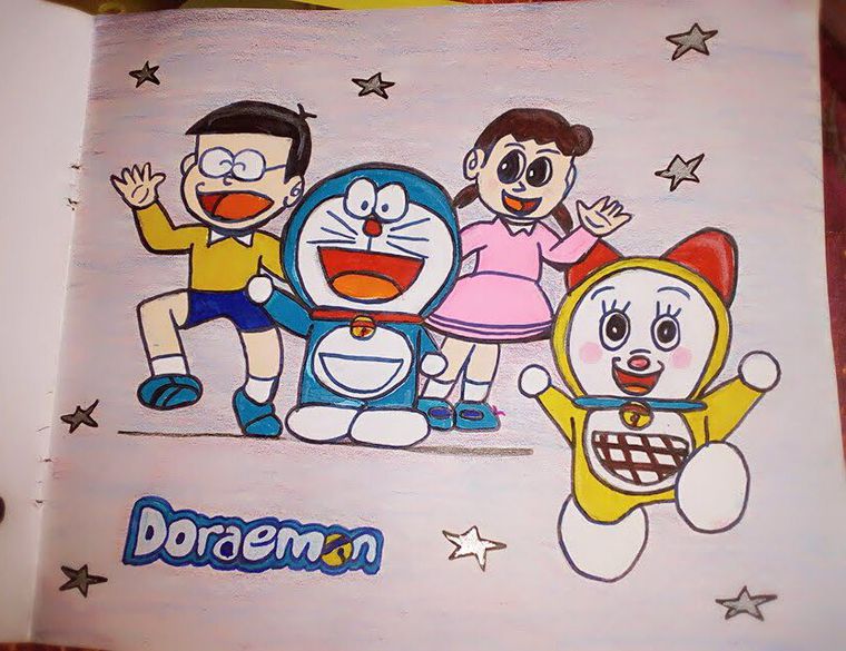 Doraemon my favourite cartoon...😍😘😍😘😍 - Art Craft and Photography -  SHEROES | SHEROES