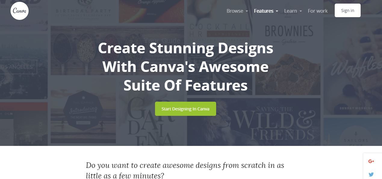 Canva Graphic Designing Tool
