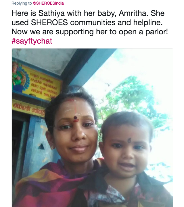 online community sheroes sathiya