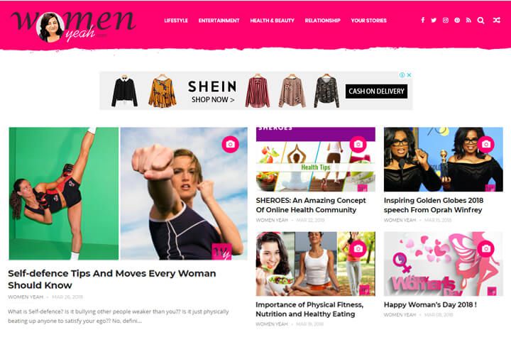 women yeah website