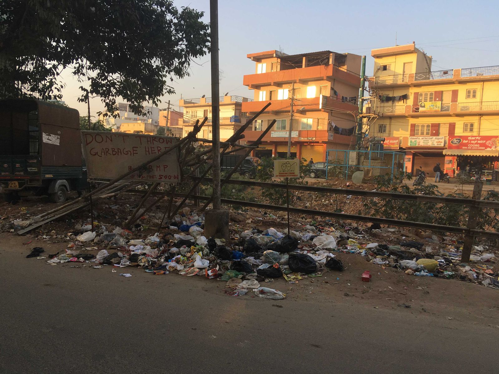 garbage thrown near nandita's society