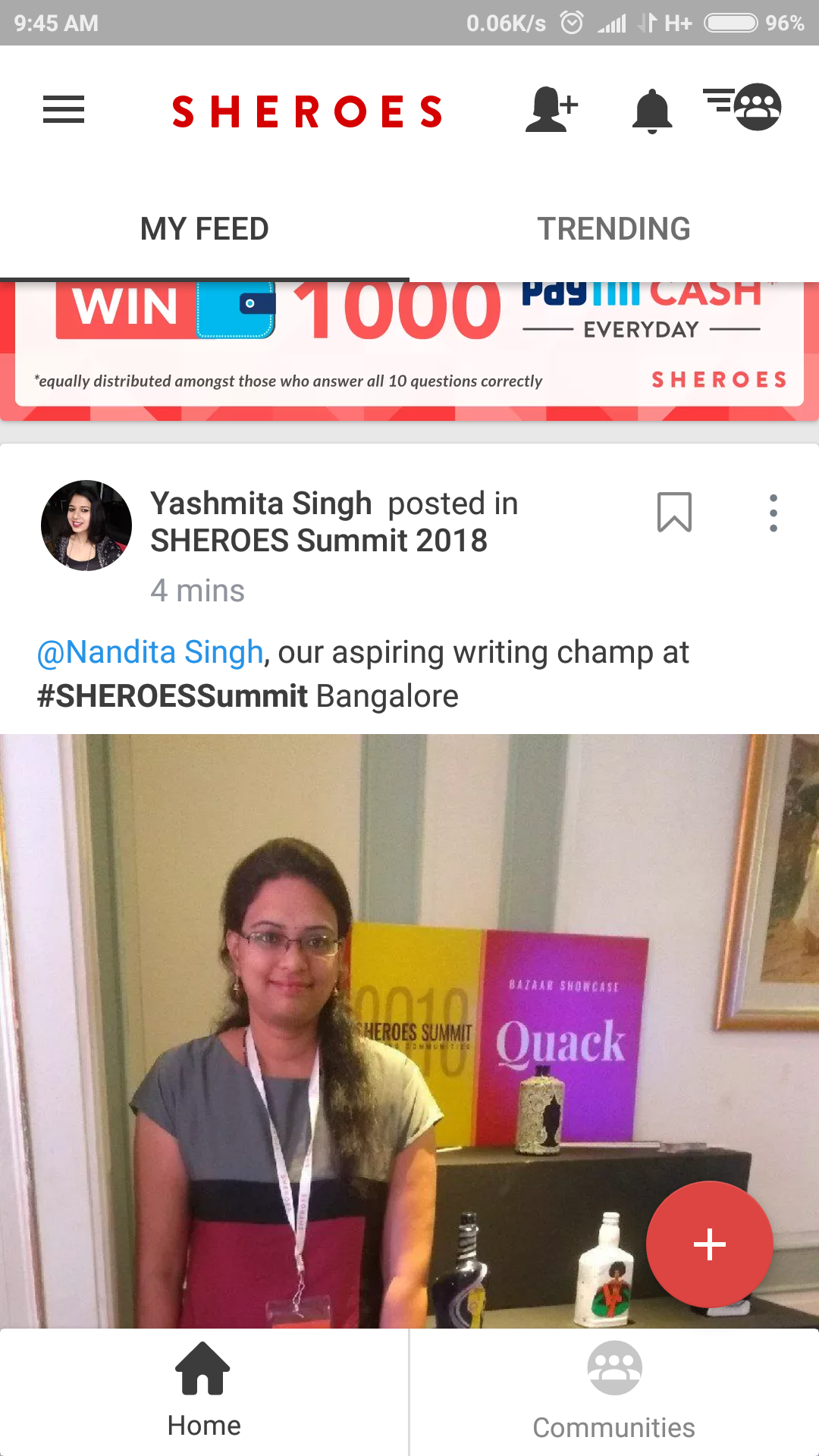 nandita at sheroes summit