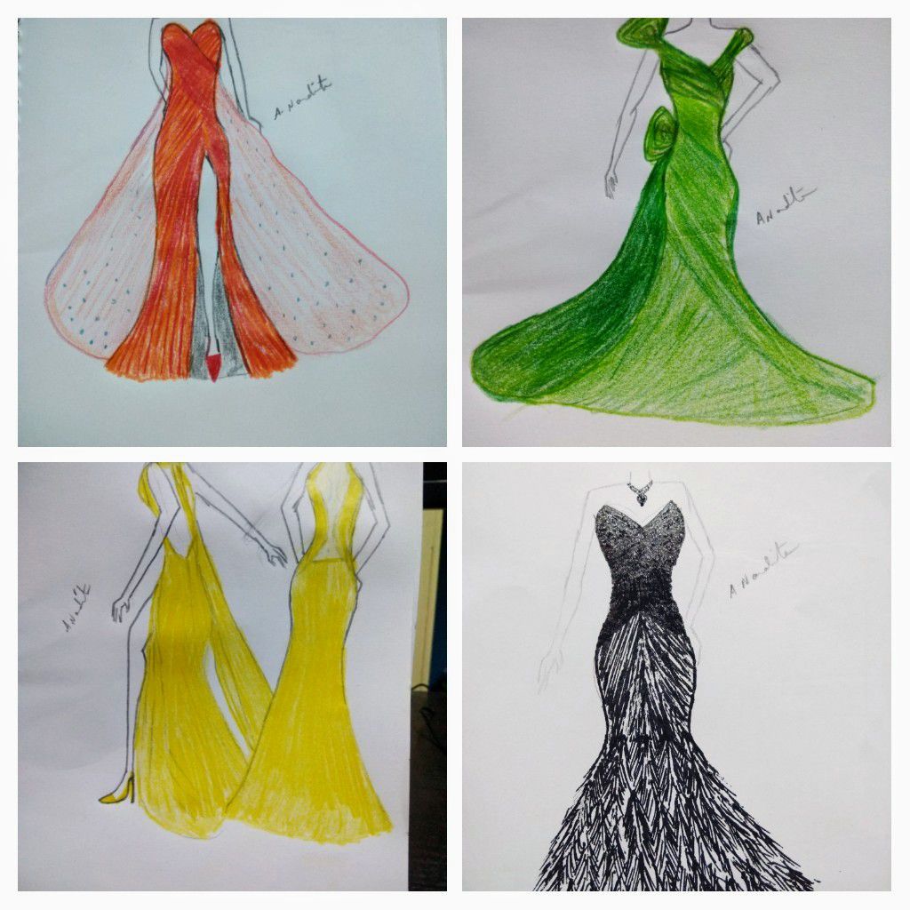 nandita sketches gowns