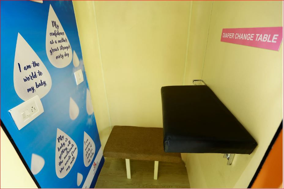 ganga shares inside view of breastfeeding pod