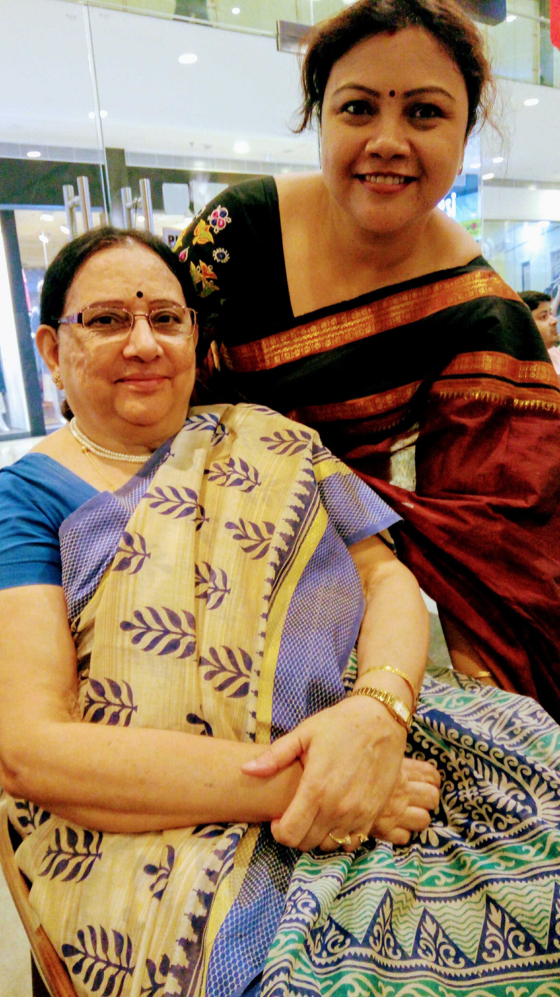 susmita with mother in law