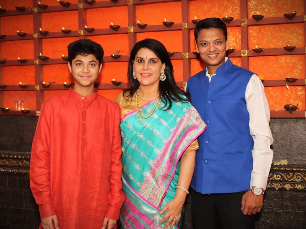 rachana with family
