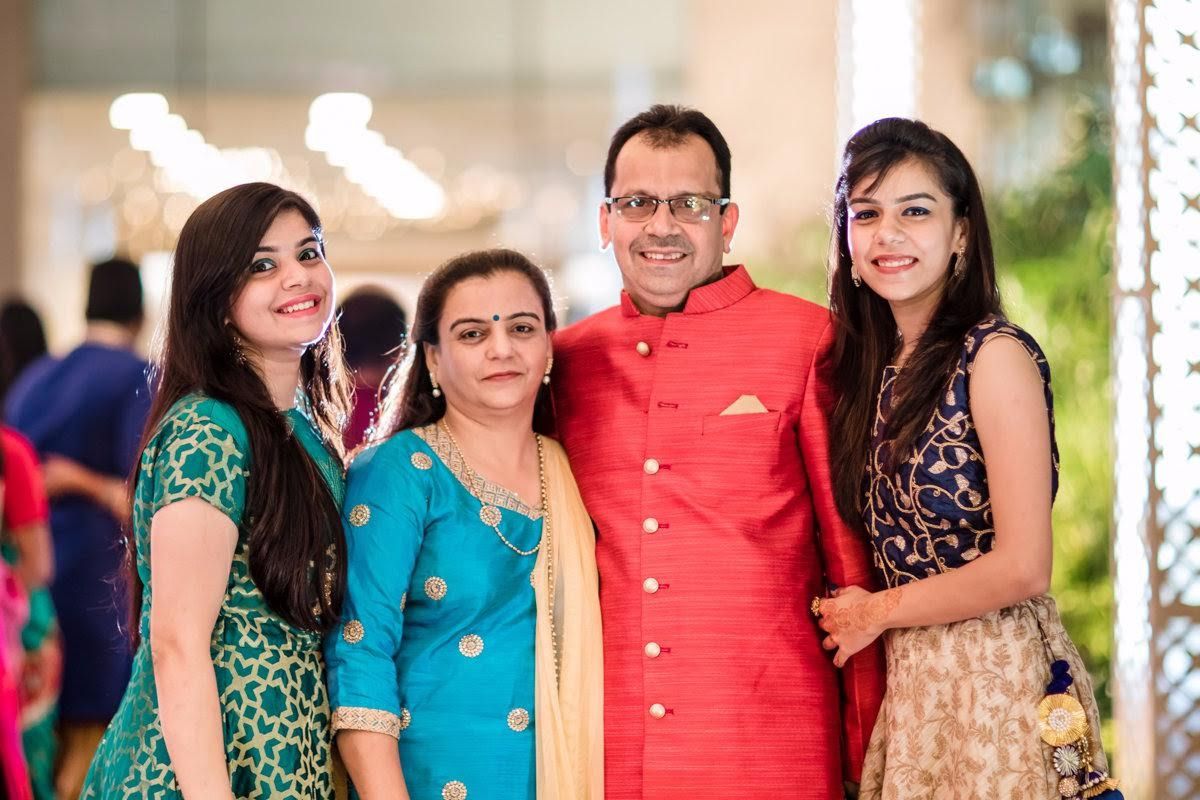 prashita with her family