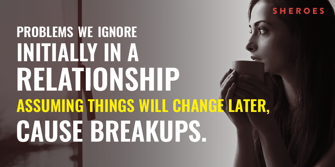 problems we initially ignore in a relationship