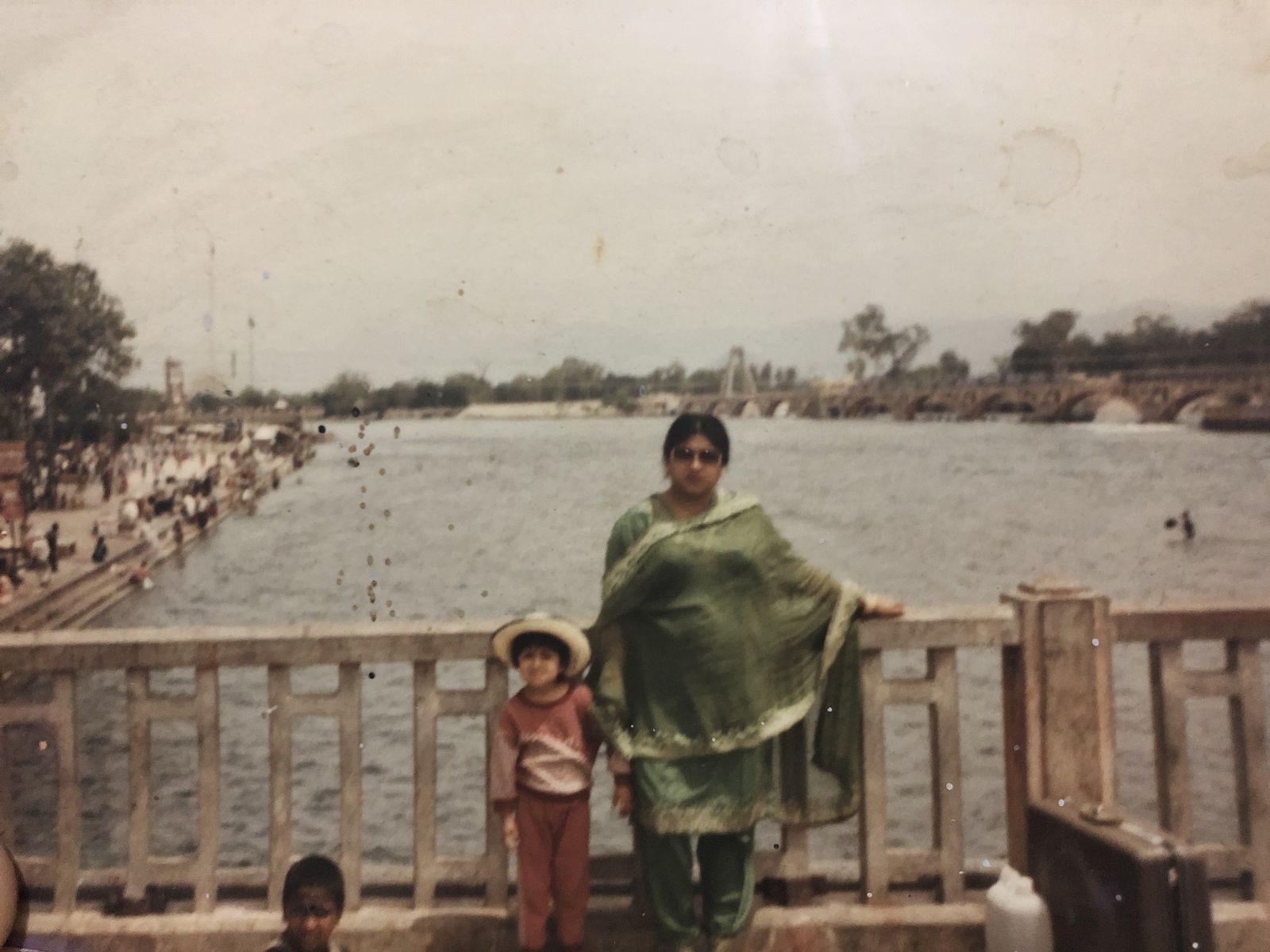 RASHMI WITH MOTHER IN HAPPIER TIMES AS A CHILD
