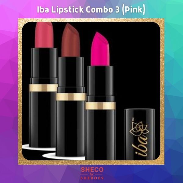 Iba Lipstick Combo 3 (Pink)
